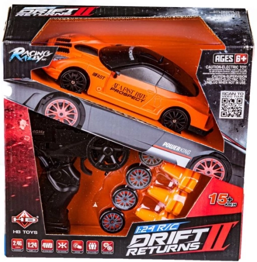 4WD-Fahrwerk und Driftreifen für kontrolliertes Driften