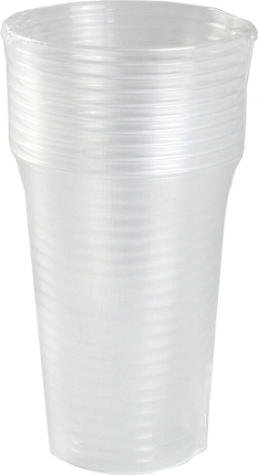Transparenter Plastikbecher 300 ml – Set mit 10 Stück