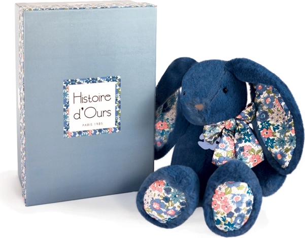 Plüschfreund Häschen blau 25 cm