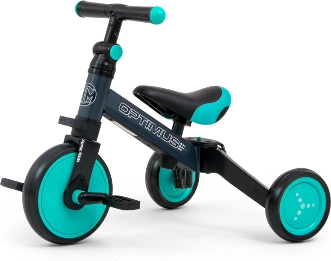 Milly Mally Kinder-Laufrad und Dreirad 3-in-1 Optimus Mint