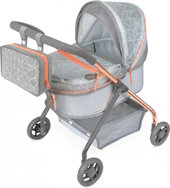 DeCuevas Mein erster Puppenwagen mit Tasche CITY X – 56 cm