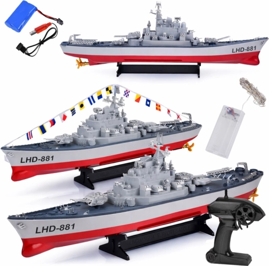 Ferngesteuertes Schlachtschiff LHD-881 im Maßstab 1:390