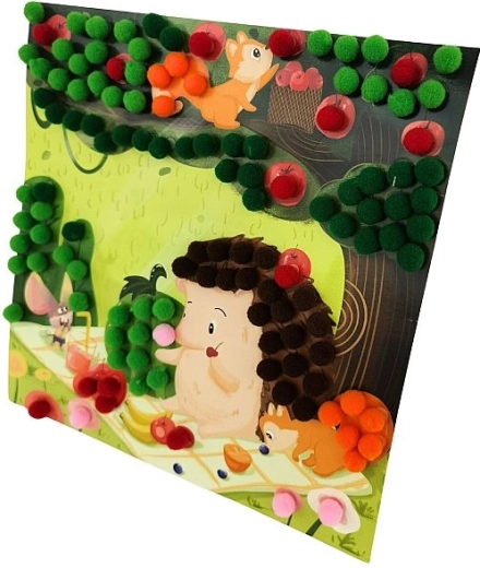 Leuchtende Farben und 3D-Textur