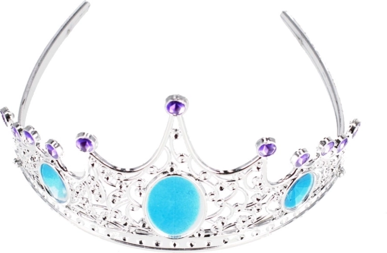 Glitzerndes Diadem mit bunten Steinchen