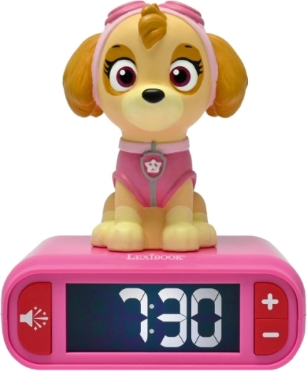 Lexibook Wecker Paw Patrol mit leuchtender Skye-Figur