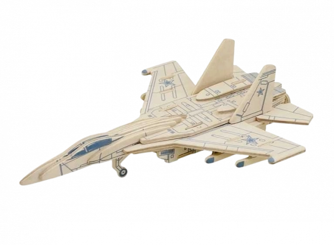 Holzpuzzle Russische Jagdflugzeug SU-27 RoboTime