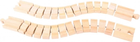Flexible Holzschiene 2 Stk. BIGJIGS RAIL