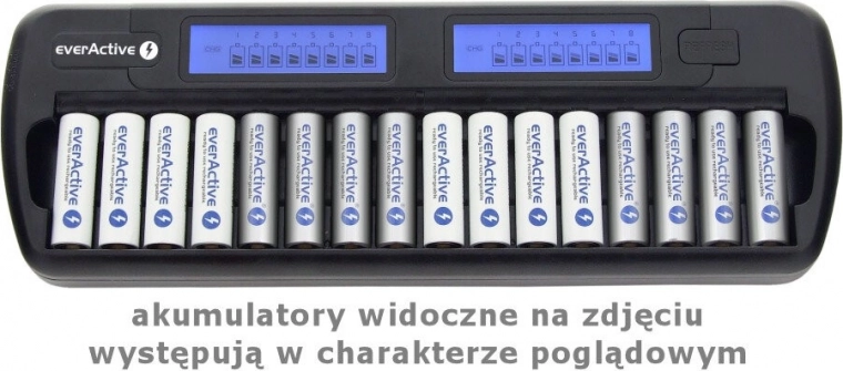 Prozessor Ladegerät für 16 AA/AAA Akkus