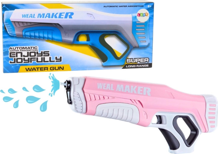 Automatische Wasserpistole rosa 350 ml