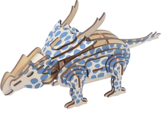 Woodcraft Holz-3D-Puzzle Achelousaurus