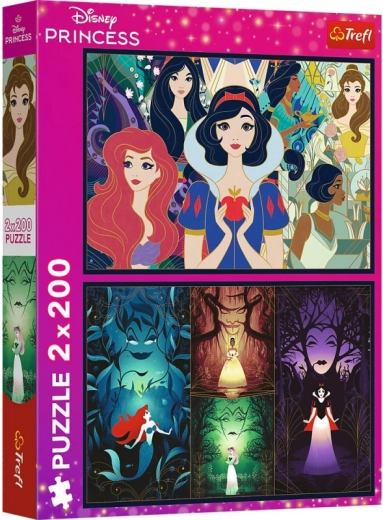 Puzzle 2×200 Teile Disney PRINCESS – Bezaubernde Prinzessinnen
