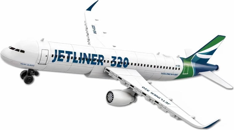 Realistisches Modell eines Verkehrsflugzeugs