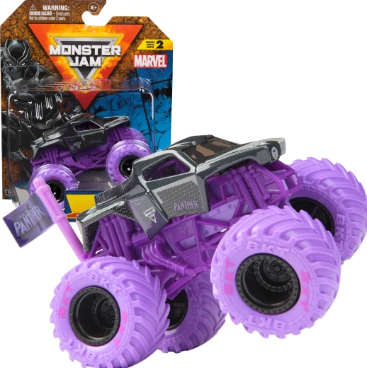 Spin Master Monster Jam Monstertruck Marvel Black Panther 1:64