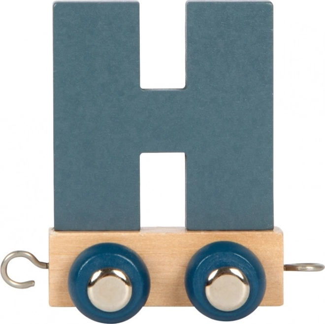 Holzzug mit Buchstaben - Buchstabe H