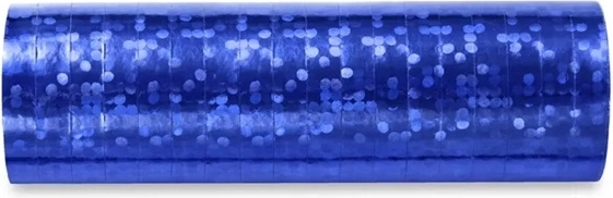 Holografische blaue Luftschlangen 3,8 m