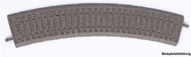 PIKO Unterbau für gebogene Gleise R2 7,5° V10, 422 mm (H0)