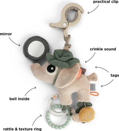 Done by Deer Aktivitätsspielzeug Elphee Tiny trails, sandfarben
