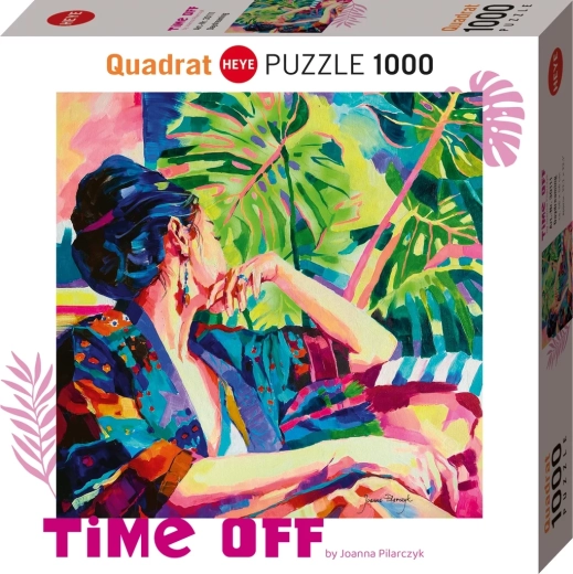 Heye quadratisches Puzzle Time Off: Schneefall mit 1000 Teilen