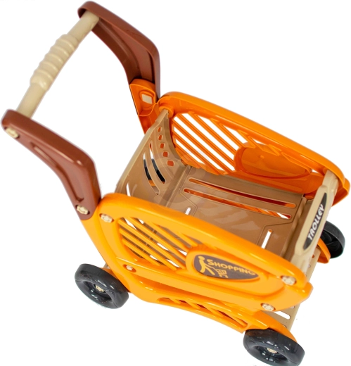 Einkaufswagen mit Rädern und bequemem Griff