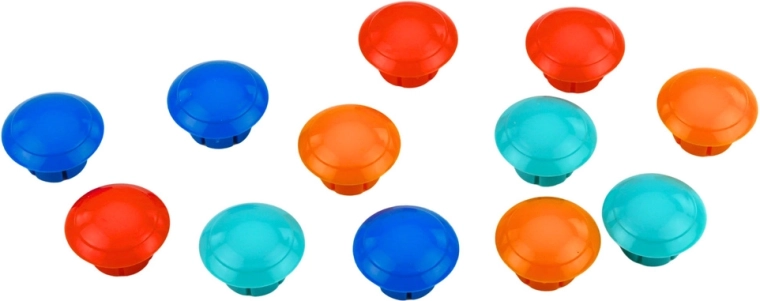 Große, griffige Steckknöpfe für kleine Hände