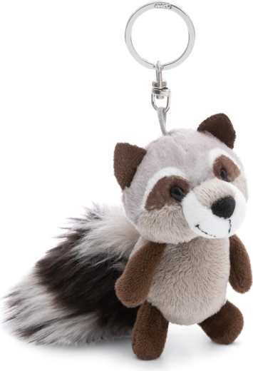 Plüsch-Schlüsselanhänger Waschbär Lenno 10 cm NICI Green