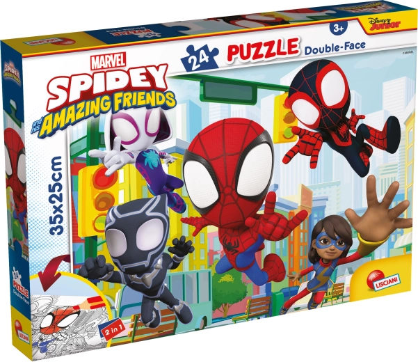 Doppelseitiges Puzzle 2-in-1