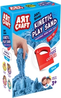 Art Craft kinetischer Sand blau 500 g