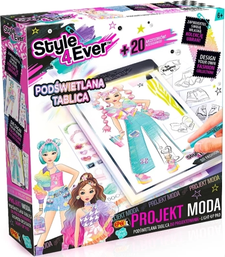 Projekt Mode – beleuchtetes Designboard