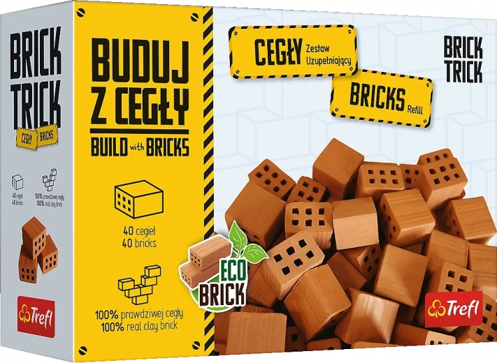 Trefl Brick Trick Ergänzungspack kurze Ziegel 40 Stk