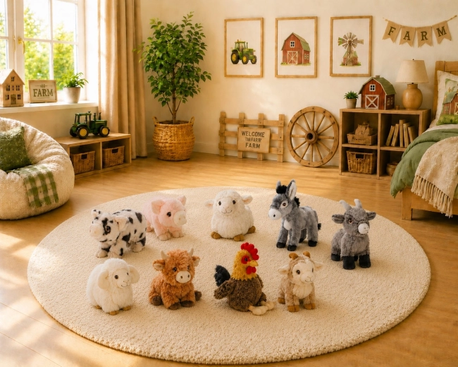 Keeleco Farm Kollektion: Bauernhoftiere fürs Kinderzimmer