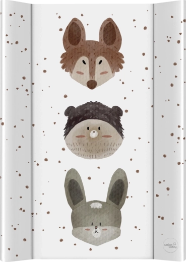 Ceba Baby ultra leichte Wickelauflage mit fester Platte 50 × 70 cm Cute Animals