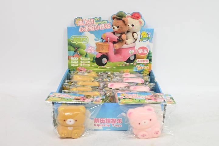 Anti-Stress-Quetschbär – Squishy (12 Stk. im Display)