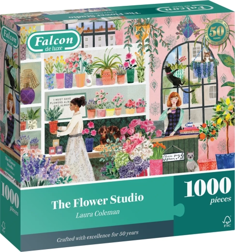 Falcon Puzzle Blumenstudio 1000 Teile