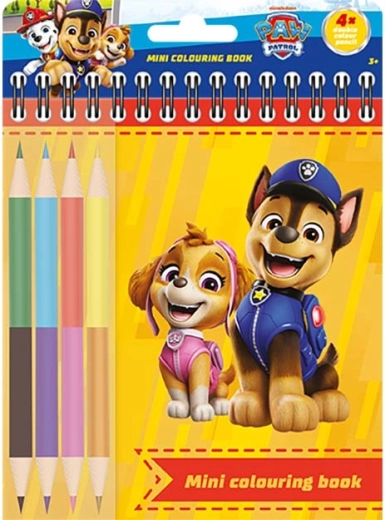 Mini-Malblock mit Buntstiften – Paw Patrol