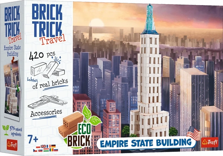 Bauset TREFL BRICK TRICK Travel: Empire State Building XL (420 Teile)