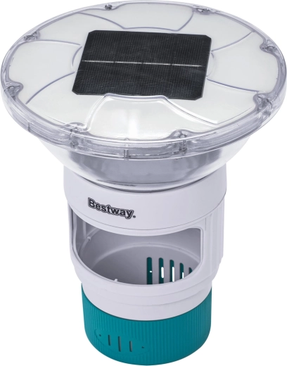 Bestway SolarGlow schwimmender Poolchemie-Dosierer mit Solar-LED-Licht