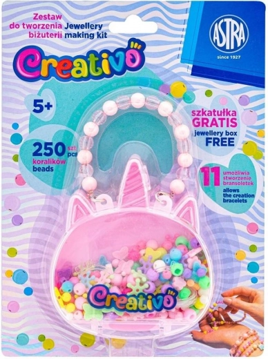 ASTRA Perlen-Set Einhorn