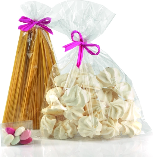 Cellophanbeutel 15 × 25 cm transparent