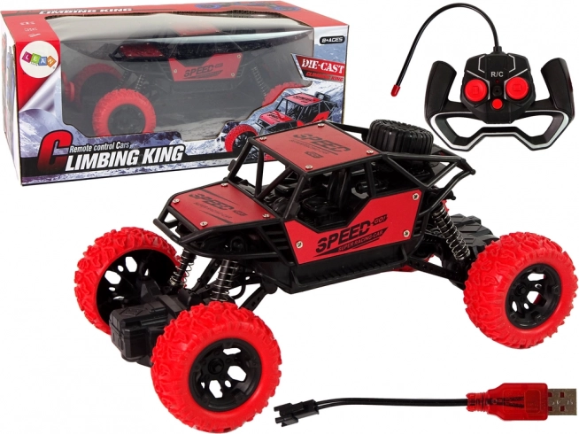 RC-Geländewagen 1:18 rot