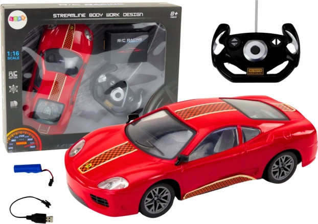 Ferngesteuertes Auto RC 1:16 Rot