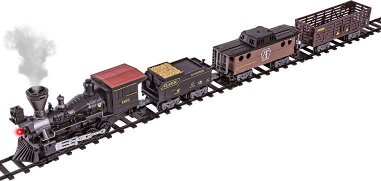 Realistische Geräusche, Licht und Dampf wie bei einer echten Lokomotive