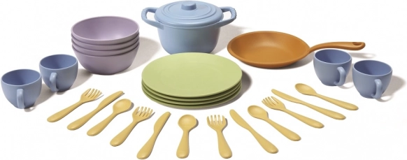 Green Toys Essensset aus recyceltem Kunststoff
