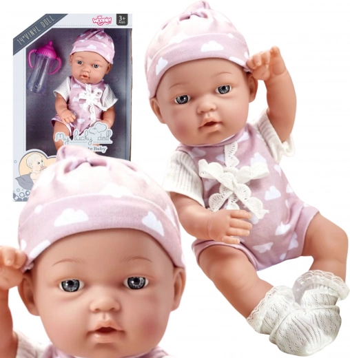 Woopie Royal niedliches Baby in rosa Outfit 36 cm