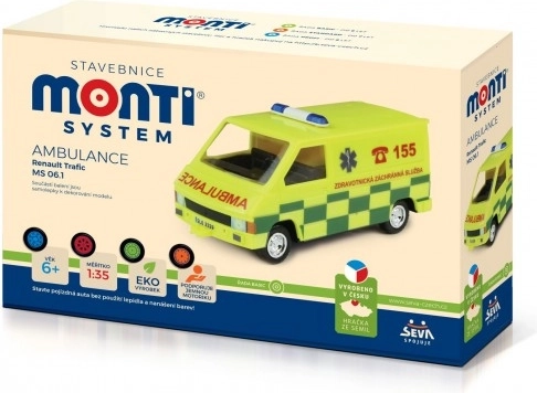 Montagebausatz Monti System Ambulance Renault Trafic Modell 1:35