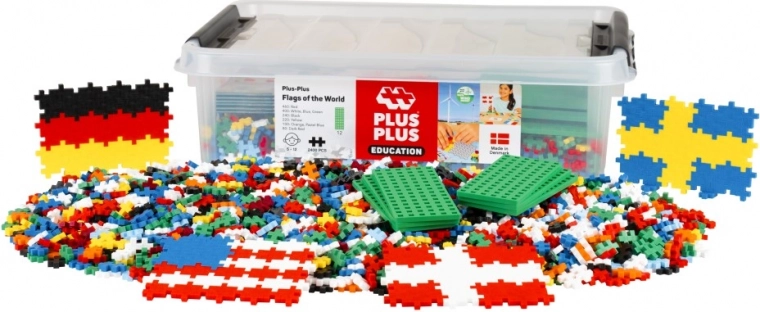 Plus-Plus Box Flaggen 2400 Teile