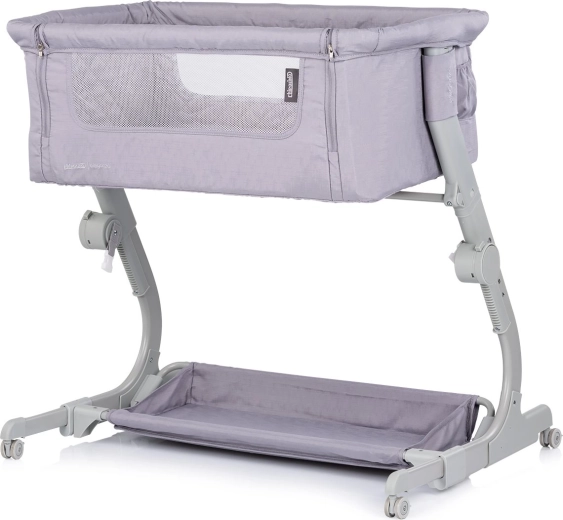 Chipolino Beistellbett Eleganza 2-in-1 Cloud – Beistell-Kinderbett mit Rollen