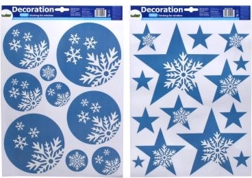 Weihnachtsfensterdekoration 41x29 cm