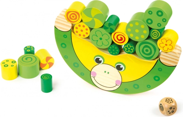 Holz-Balancespiel Frosch
