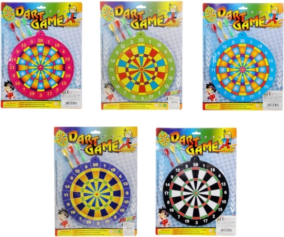 Magnetische Dartscheibe mit Pfeilen