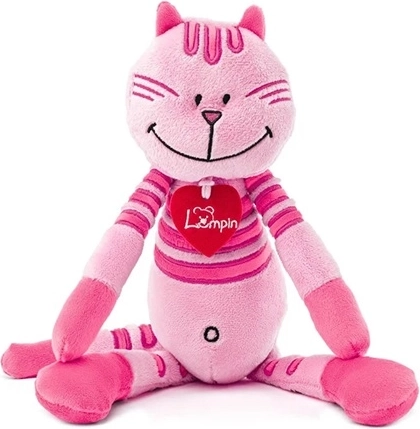 Woodyland Lumpin Plüschkatze Rosalie rosa 38 cm
